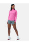 Фото #1 товара Футболка женская Nike One Half Zip Long Sleeve Top - Pink