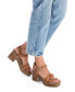 Фото #4 товара Women's Casual Heeled Platform Sandals By
