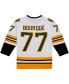 Фото #3 товара Men's Ray Bourque White Boston Bruins Captain Patch 1989/90 Blue Line Player Jersey