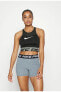 Фото #2 товара Футболка Nike Pro Dri-Fit Графическая Укороченная Женская NDD SPORT