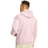 Hanes Pullover Hoodie Men Size XL Pale Pink EcoSmart Fleece Ribbed Cuffs & Hem