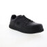 Фото #3 товара Skechers Vibsie-Kennit 200165 Mens Black Leather Lace Up Athletic Work Shoes
