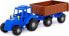 Фото #1 товара Игрушечный транспорт Polesie Трактор Майстер с прицепом №1 сеткой синий