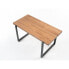 Фото #2 товара Furnish Home Store Berlin 39" Solid Wood Rustic Coffee Cocktail Table For Living Rooms With Shelf