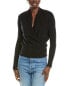 Sofiacashmere Modern Faux Wrap Cashmere Sweater Women's