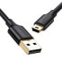 Kabel przewód USB - mini USB 480Mbps 1m czarny