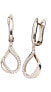 Charming silver earrings with zircons SVLE0663SH8RO00