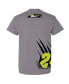 Фото #3 товара Men's Heather Charcoal William Byron Raptor T-shirt