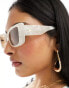 Фото #4 товара AIRE novae rectangle sunglasses in white marble