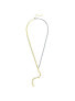 Фото #1 товара Rivka Friedman two-Tone Paperclip Lariat Necklace