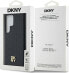 DKNY DKNY DKHMS24LPSHRPSK S24 Ultra S928 czarny/black hardcase Leather Pattern Metal Logo MagSafe