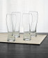 Фото #2 товара Stemless Beer Glasses, Set of 4, Created for Macy's