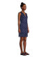 ფოტო #3 პროდუქტის Women's Cotton Jersey Sleeveless Swim Cover-up Dress Print