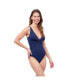 Dandy Bow Tie Deep V Neck one piece swimsuit