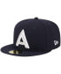 Men's Navy Asheville Tourists Theme Nights Asheville Blues 59FIFTY Fitted Hat