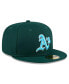 Фото #4 товара Men's Green Oakland Athletics 2024 Father's Day 59FIFTY Fitted Hat