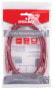 Фото #3 товара Intellinet Network Patch Cable - Cat5e - 1.5m - Red - CCA - U/UTP - PVC - RJ45 - Gold Plated Contacts - Snagless - Booted - Lifetime Warranty - Polybag - 1.5 m - Cat5e - U/UTP (UTP) - RJ-45 - RJ-45
