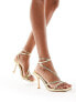 Фото #5 товара Public Desire Flossy heeled sandals in gold