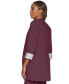 ფოტო #2 პროდუქტის Women's Roll Sleeve Open Front Blazer