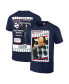 Men's Navy Seinfeld New York Baseball T-Shirt Темно-синий белый, XL - фото #1