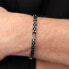 Fashionable men´s steel bracelet Ceramic SACU18