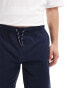 Brave Soul chino shorts with elasticated waist in navy