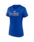 ფოტო #3 პროდუქტის Women's Royal Los Angeles Rams Route T-shirt