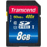 Фото #2 товара TRANSCEND SDHC 8GB Class 10 UHS-I 400x Premium memory card