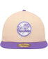 Men's Peach, Purple New York Yankees Subway Series Side Patch 59FIFTY Fitted Hat