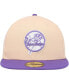 ფოტო #4 პროდუქტის Men's Peach, Purple New York Yankees Subway Series Side Patch 59FIFTY Fitted Hat