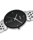 ფოტო #3 პროდუქტის Women's Swiss Florence Classic Diamond Accent Stainless Steel Bracelet Watch 38mm