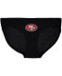 ფოტო #1 პროდუქტის Women's Black San Francisco 49ers Solid Logo Panties