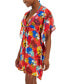 Фото #3 товара Women's Cinched-Waist Kimono Cover-Up, Created for Macy's