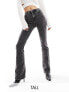 Фото #1 товара Stradivarius Tall straight bootcut jean in black wash