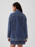 Фото #2 товара Studded Oversized Icon Denim Jacket