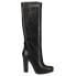 Фото #1 товара Lucchese Milla Round Toe Zippered Womens Black Casual Boots BL7507