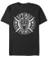 Фото #1 товара Men's Prime Rock Badge Short Sleeve Crew T-shirt