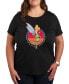 ფოტო #1 პროდუქტის Trendy Plus Size Tinkerbell Graphic T-shirt
