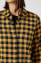 Kadın Sarı Ekoseli Gömlek 1KAL68018IW