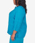 Plus Size Tradewinds Lace Texture Notched Top