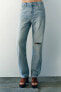 ZW COLLECTION RELAXED FIT MID-RISE JEANS