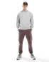 New Look oversized hoodie in grey marl grau, M - фото #2