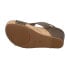 Фото #5 товара Corkys Tiffanee Studded Wedge Womens Brown Casual Sandals 41-0266-SADD