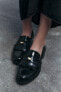 Фото #5 товара Лоферы на низком каблуке с металлической деталью ZARA