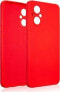 Beline Beline Etui Silicone Oppo Reno 7 Lite czerwony /red