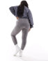 ASOS 4505 Curve Icon seamless rib gym legging in washed grey