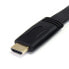 Фото #4 товара StarTech.com 1,8m Flat High Speed HDMI Cable with Ethernet - Ultra HD 4k x 2k HDMI Cable - HDMI to HDMI M/M~6 ft Flat High Speed HDMI Cable with Ethernet - Ultra HD 4k x 2k HDMI Cable - HDMI to HDMI M/M - 1.8 m - HDMI Type A (Standard) - HDMI Type A (Standard) - 3D -