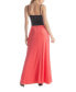 Фото #2 товара Women's Elastic Waist Dressy Maxi Skirt