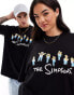 Фото #4 товара ASOS DESIGN unisex oversized license t-shirt with The Simpsons print and embroidery in black