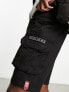 Фото #4 товара Alpha Industries cargo shorts in black